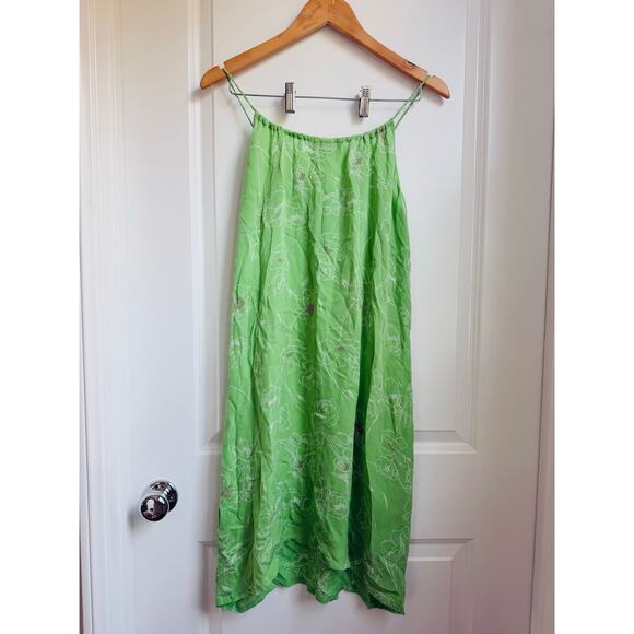 Tucker NYC Dress Floral Spaghetti Strap Slip Dress S/M Sun Dress Summer - Picture 3 of 5